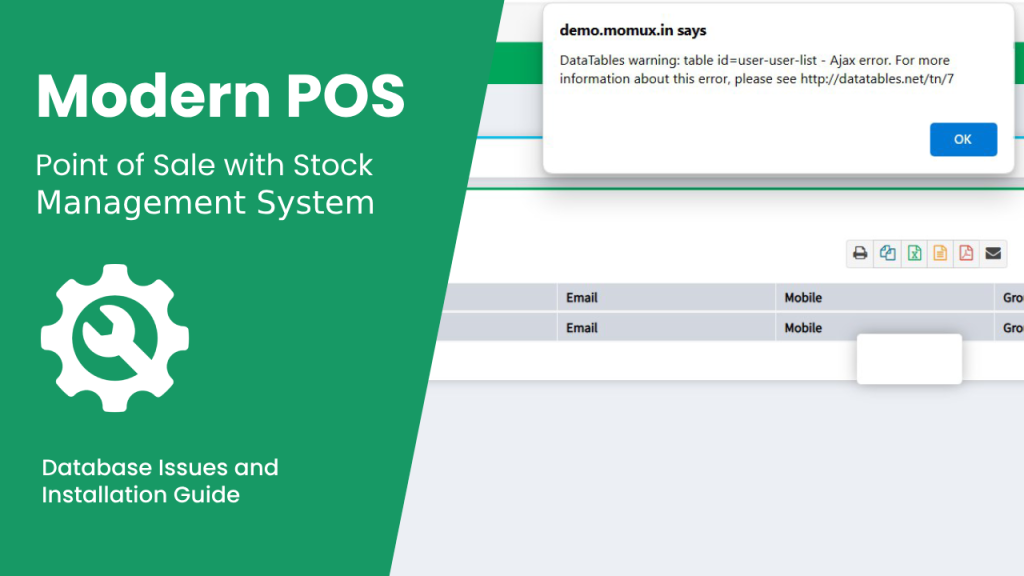 Modern POS Point of Sale with Stock Management System Maxkinon