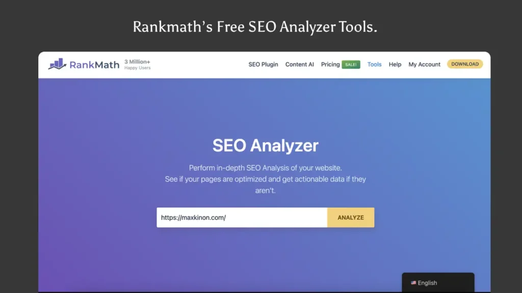 Free SEO Analyser Tools: Free SEO Audit Tool to Boost Rankings