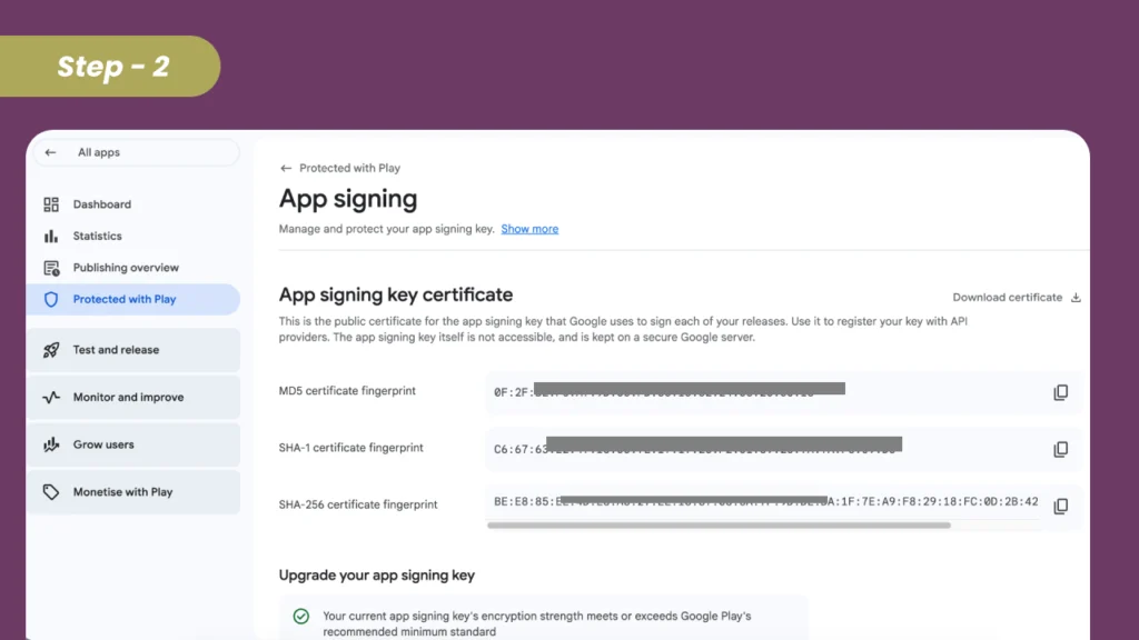 How to Find SHA-1 Key in New Google Play Console (2026 Update)
